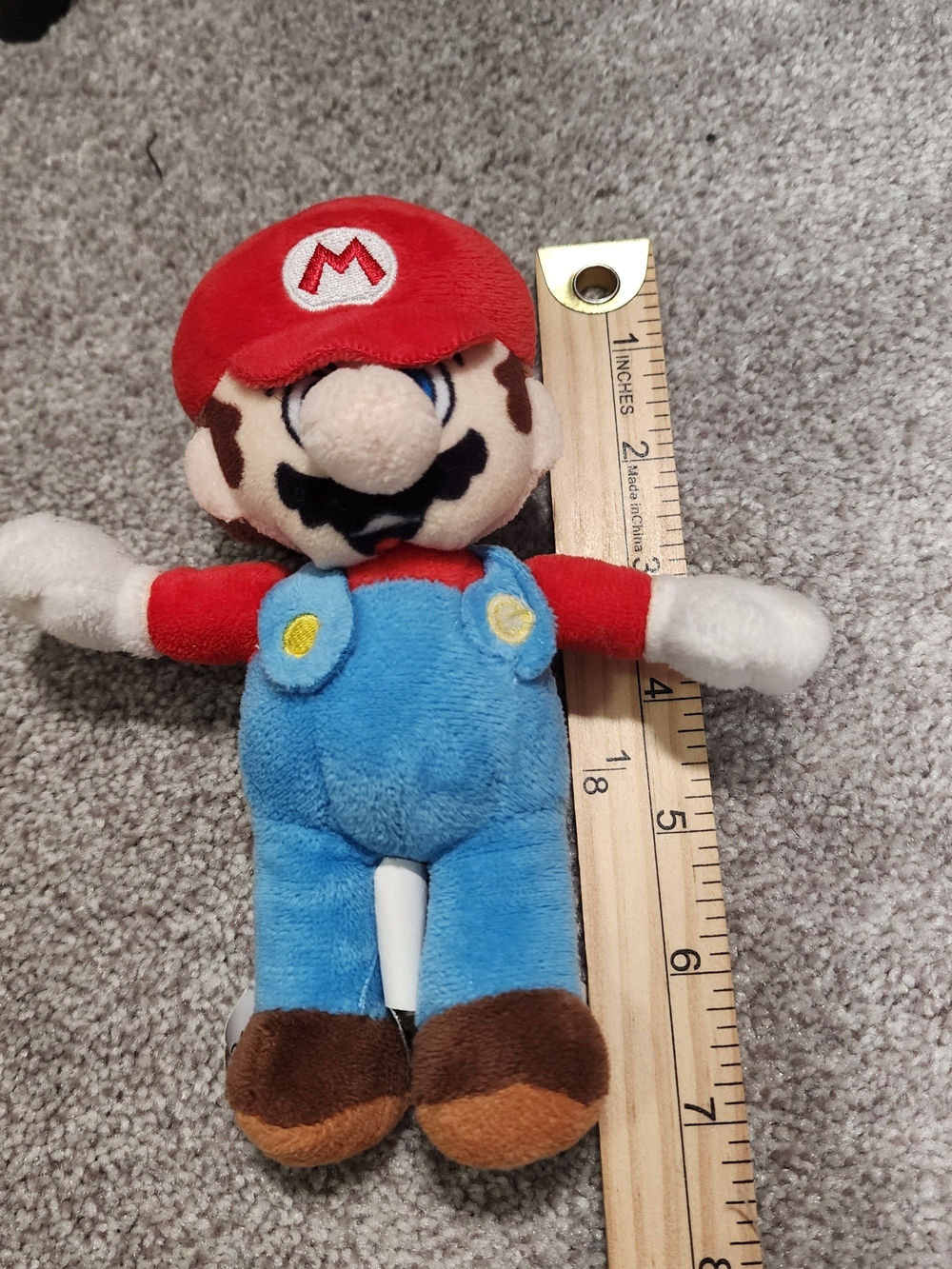 Nintendo Mario Red & Blue Plush Character